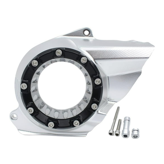 Motorcycle Air Intake Cover with Screw Hardwares Direct Replaces Attachment Supplies Engine Cap for GTS 250 2016-2023 White Black