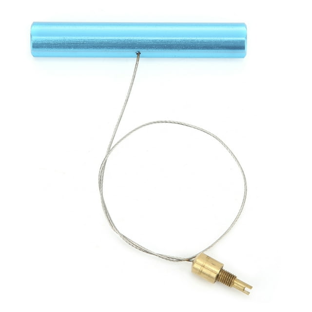 Motorcycle Air Valve Puller Tube Tire Stem Tool Blue 80x10mm/3.1x0.4in