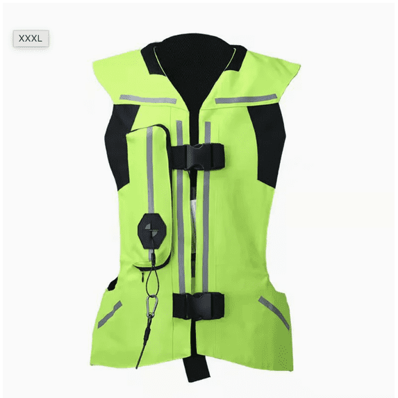 Motocross Men Rider Motorcycle Airbag Vest, Inflatable Protective Riding Vest with ...