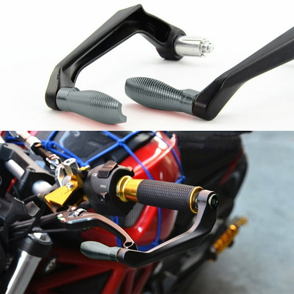 Motorcycle Aluminum Alloy Handguard, Anti Fall Handlebar Protector with Strong Impact Resistance, Universal Modification Accessory for Off Road Riding and Touring