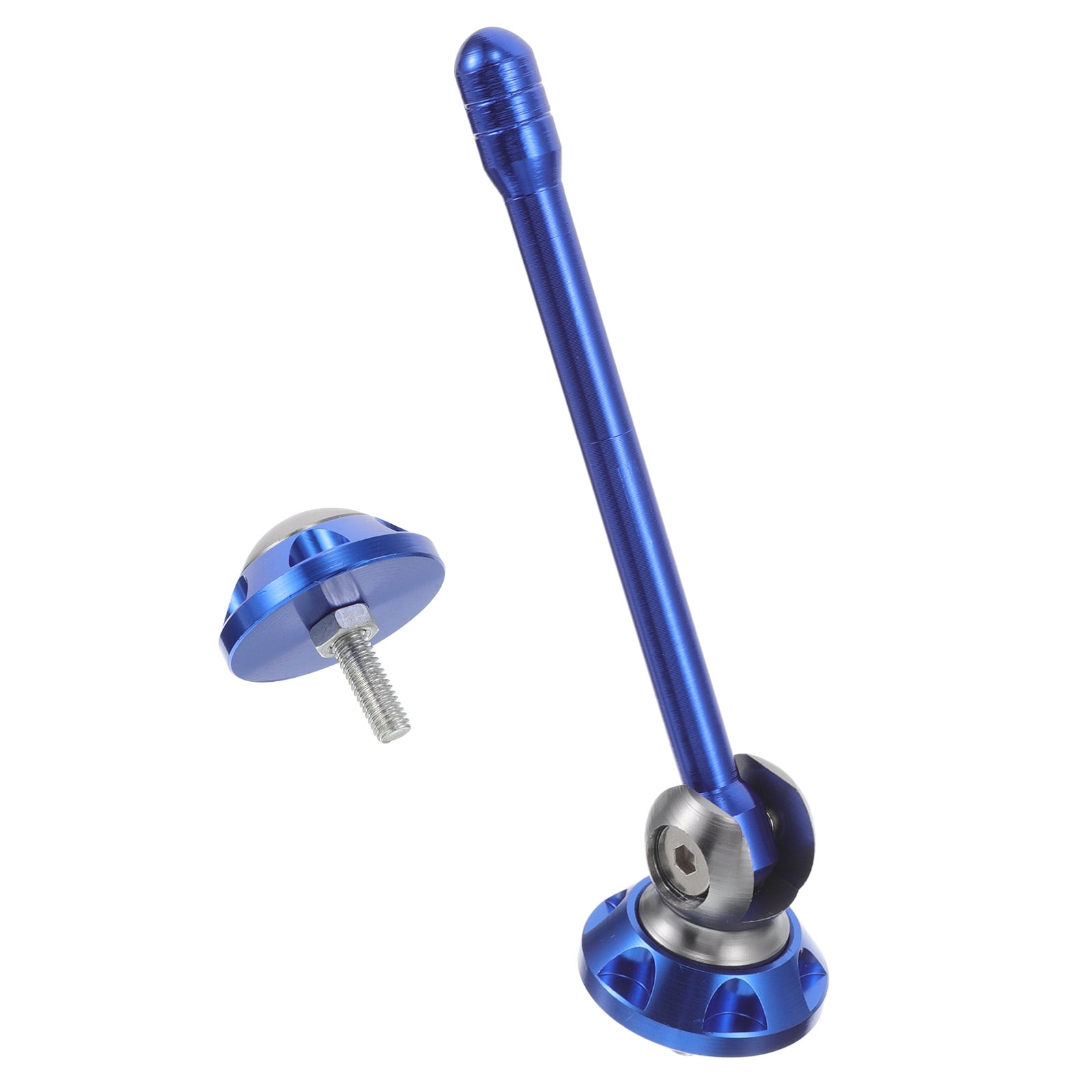 Motorcycle Antenna Replacement License Plate Frame Decorative Antenna Motorcycle Hardware Alloy Bicycle Antenna Decor For Scooter Motorcycle Blue