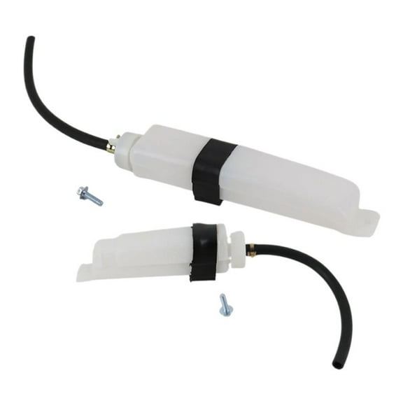 Motorcycle Antifreeze Radiator Overflow Kettle Engine Water Tank Replacement Reservoir Radiator Expansion Tank w/ Pipe