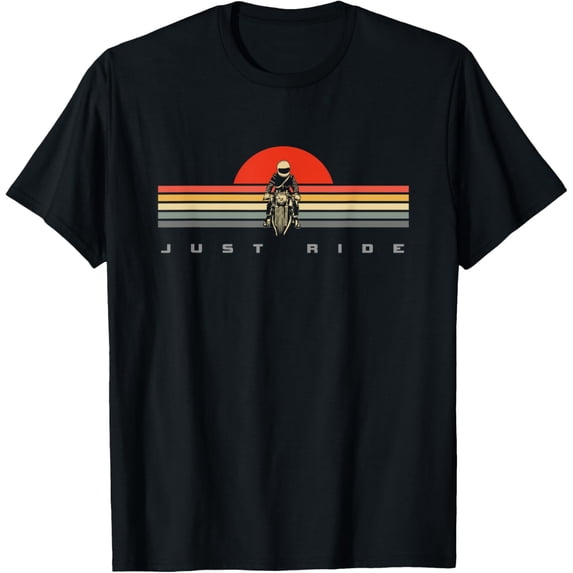 Motorcycle Apparel - Motorcycle T-Shirt men and women can wear, black, white, gifts
