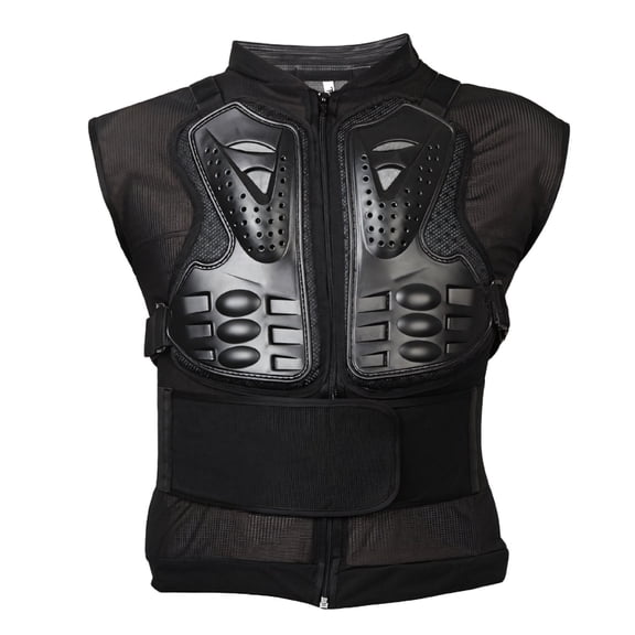 Motorcycle Armor Vest Chest Back, Breathable Protective Gear with Spine Protector for Summer Riding, Adjustable Motocross Body Armor for Racing, Cycling, Skating (Size XL, Fits Height 67"-72.8")