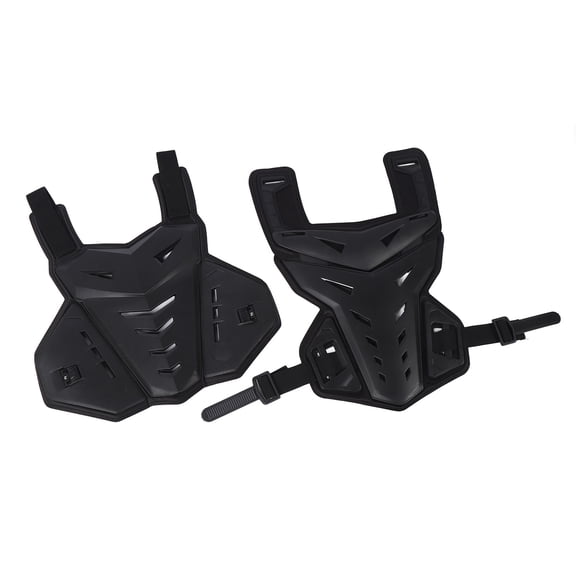 Motorcycle Armor Vest Double Protection Lightweight Adjustable Riding Back Chest Protector Black One Size / 10 inches (25.4 cm)