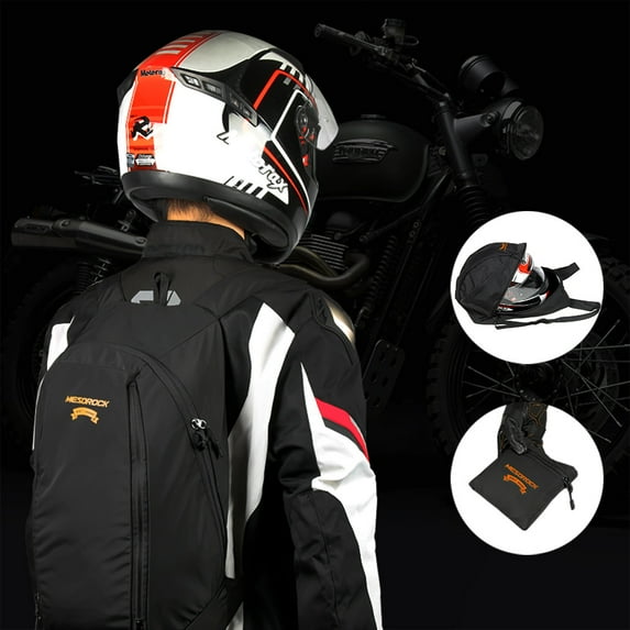 Motorcycle Backpack Locomotive Helmet Bag Foldable Waterproof,24L