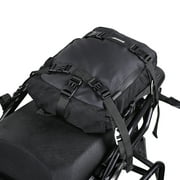Motorcycle Bag Tail Bag Waterproof Large Capacity Backpack Pannier Bag Versatile Bag with straps Black, 10L