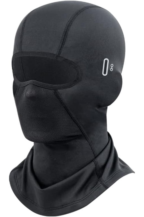 Motorcycle Balaclava with Glasses Holes, Motorbike Riding Cycling Face Mask