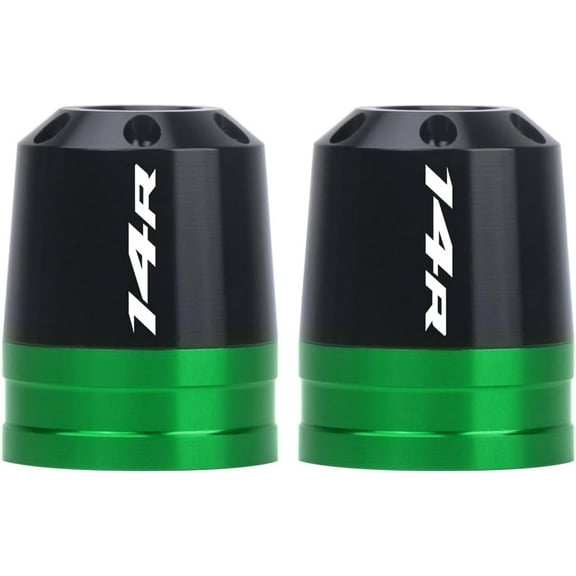 Motorcycle Bar End Sliders For Kawasaki Ninja ZX-14R 2006-2024 Handlebar End Crash Protectors CNC Aluminum Handlebar Weights ninja zx-14r Accessories (Black)