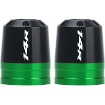 Motorcycle Bar End Sliders For Kawasaki Ninja ZX-14R 2006-2024 Handlebar End Crash Protectors CNC Aluminum Handlebar Weights ninja zx-14r Accessories (Black)