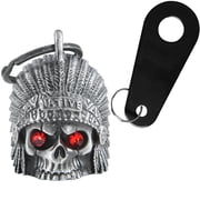 Motorcycle Bell for Bikers Women Men W/ Hanger, Biker Bell for Riders, Good Luck Riding Bell Moto Accessories