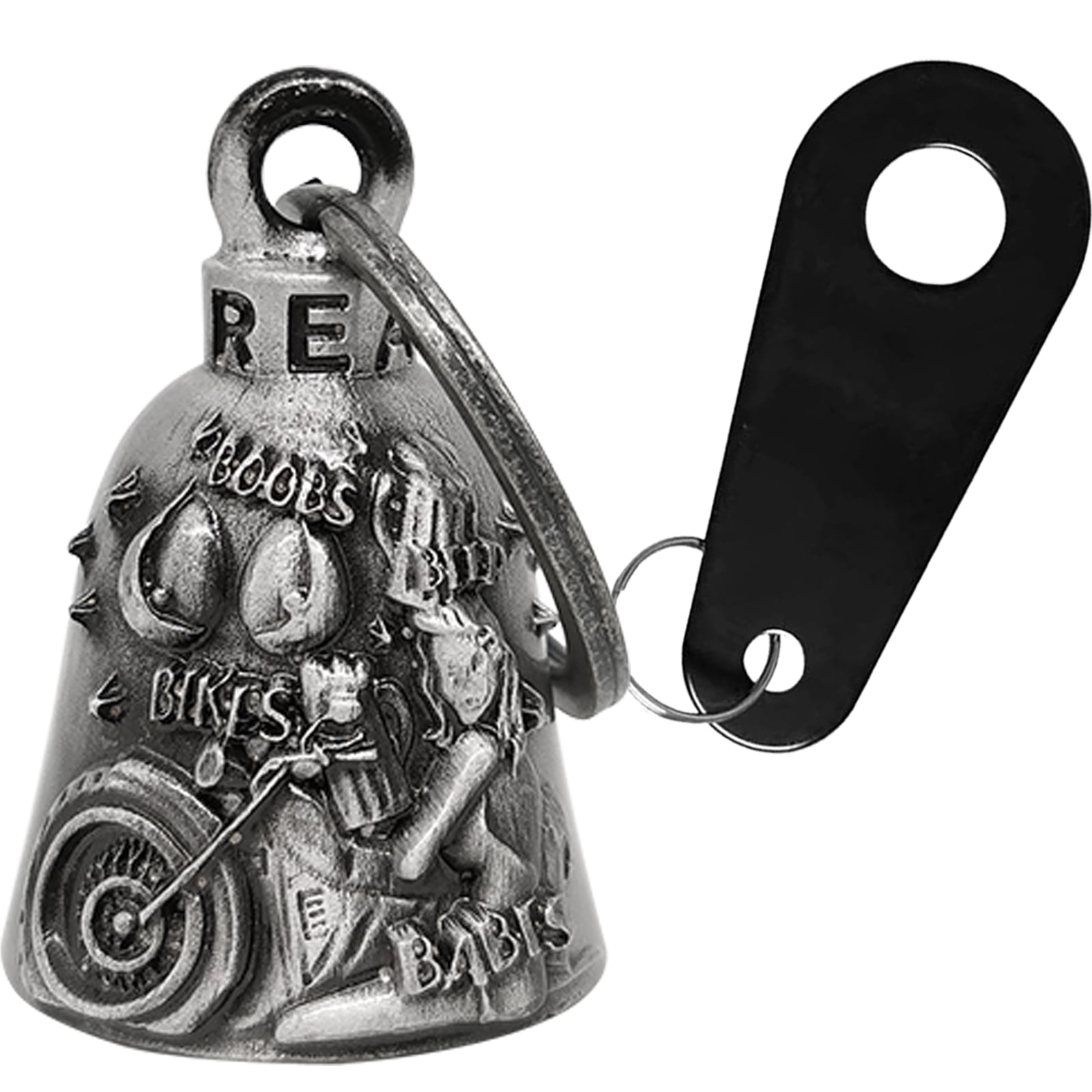 Motorcycle Bell for Bikers Women Men W/ Hanger, Biker Bell for Riders ...