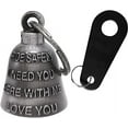thumbnail image 1 of Motorcycle Bell for Bikers Women Men W/ Hanger, Biker Bell for Riders, Good Luck Riding Bell Spirit Bell Moto Accessories, 1 of 3
