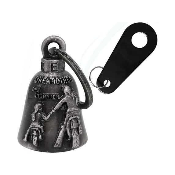 Motorcycle Bell for Bikers Women Men W/ Hanger, Biker Bell for Riders, Good Luck Riding Bell Spirit Bell Moto Accessories