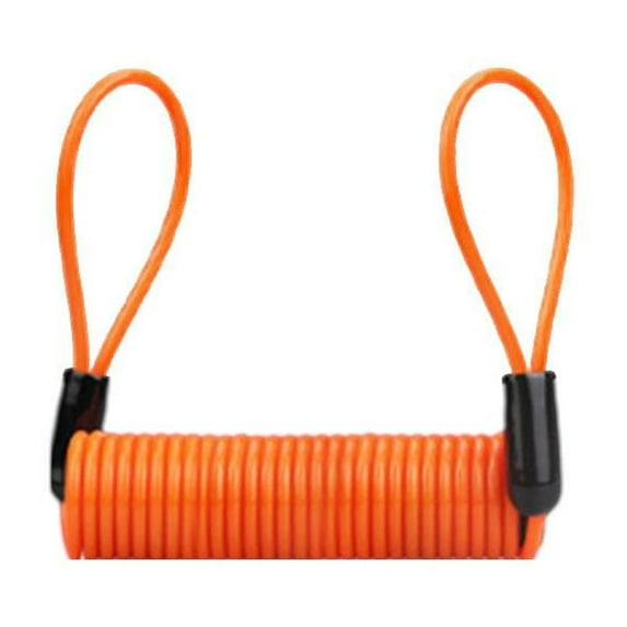 Motorcycle Bike Alarm Brake Disc Locks Security Reminder Cable Ropes Stretc
