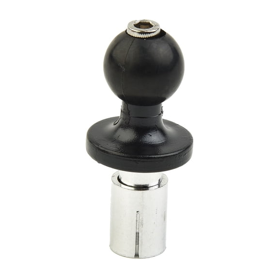 Aluminum Alloy Mount Ball Head Kit Black Motorcycle Bike Rubber Durable
