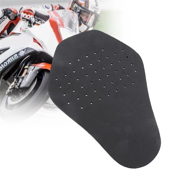 Motorcycle Bike Back Pad,EVA Insert Protector For Riding Skiing Skating Jacket Protective Gear Shock Absorption Support,35 24Cm Black