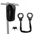 thumbnail image 1 of Motorcycle Bike Electric Scooter Lock with Key 60cm Chain Lock Anti Theft W/Bag, 1 of 10