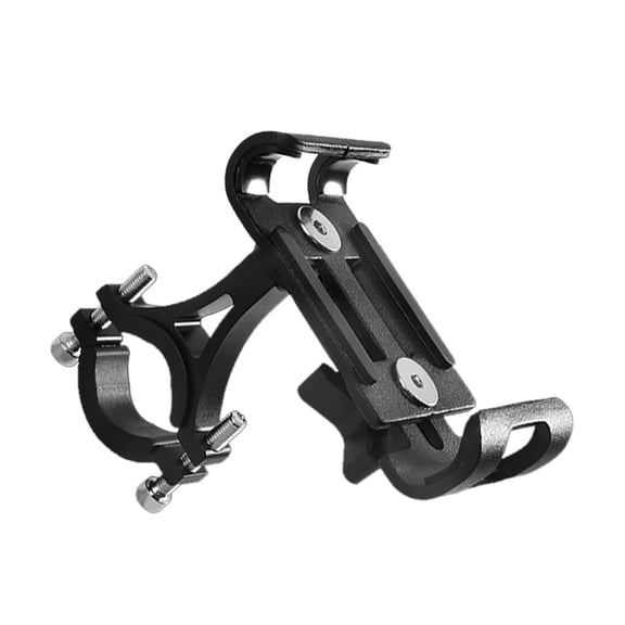 Motorcycle Bike Handlebar Mount, Universal Adjustable Phone Holder for Bicycle Motorcycle Scooter, 360° Rotation Anti-Shock Anti-Vibration Smartphone Cradle for iPhone Samsung Galaxy GPS Devices