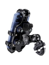 Motorcycle Bike Phone Mount with Vibration Dampener, Bicycle Phone Holder, Motorcycle Handlebar Phone Mount, Fit for 5.4 - 7.2 Inch Cell Phone