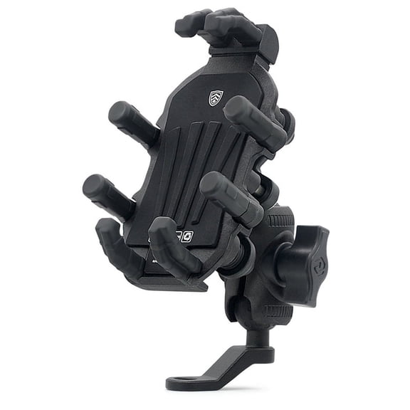 Motorcycle Bike Phone Mount with Vibration Dampener for 4.7-7.1 Inch Phones, Universal Rearview Mirror Mount,1 x Motorcycle Phone Mount,Black