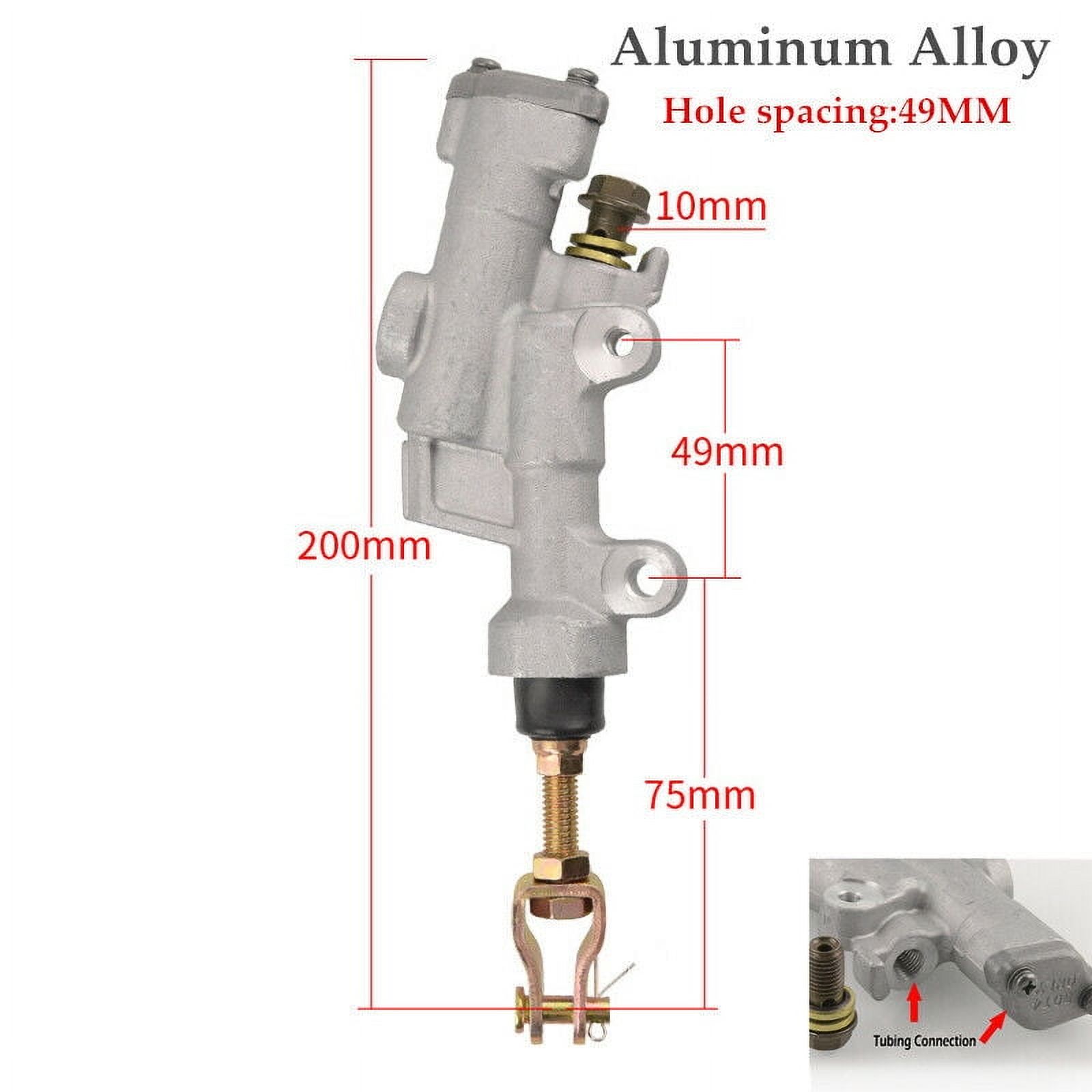 Motorcycle Bike Rear Foot Brake Master Cylinder Pump Reservoir ...