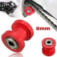 thumbnail image 1 of Motorcycle Bike Red 8mm Chain Roller Slider Tensioner Guide Pulley Dirt New, 1 of 11