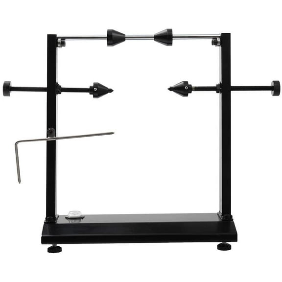 Motorcycle Bike Wheel Balancer Spin Static Truing Stand Wheel Rim Tire Alignment Balancing Tool, Deep Black