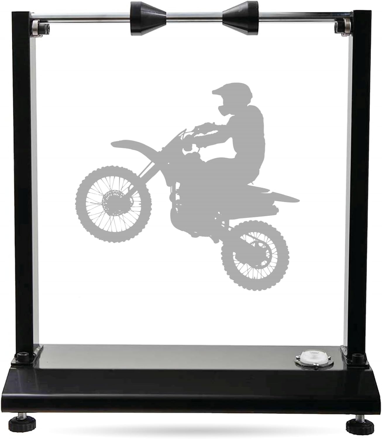 Motorcycle Bike Wheel Balancer with Adjustable Centering Cones Tire Rim ...