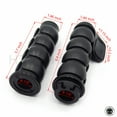 thumbnail image 1 of Motorcycle Black Hand Grips 7/8" Throttle Boss For Yamaha FZR YZF 600 600R R1 R6, 1 of 7
