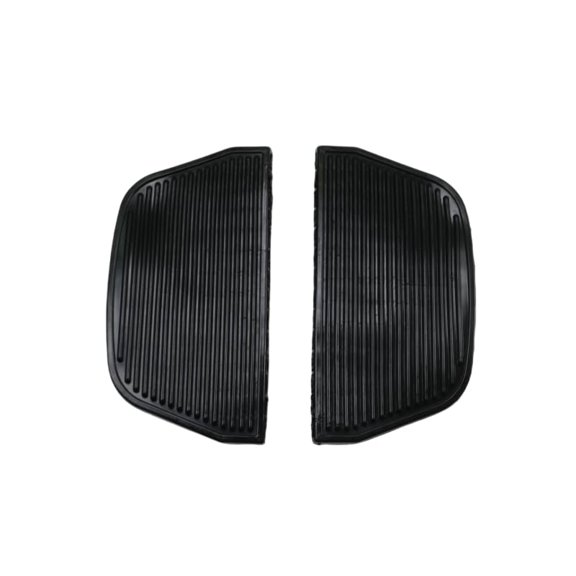 Motorcycle Black Hard Rubber Insert Footboards Foot Peg Rest Pedal for Harley Davidson FLHTC FLHTCUI FLHTCU FLHRC