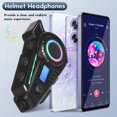 thumbnail image 1 of Motorcycle Headset Speaker Skiing Earphone Waterproof Headset with Noise Cancellation Wireless Headphones, 1 of 8