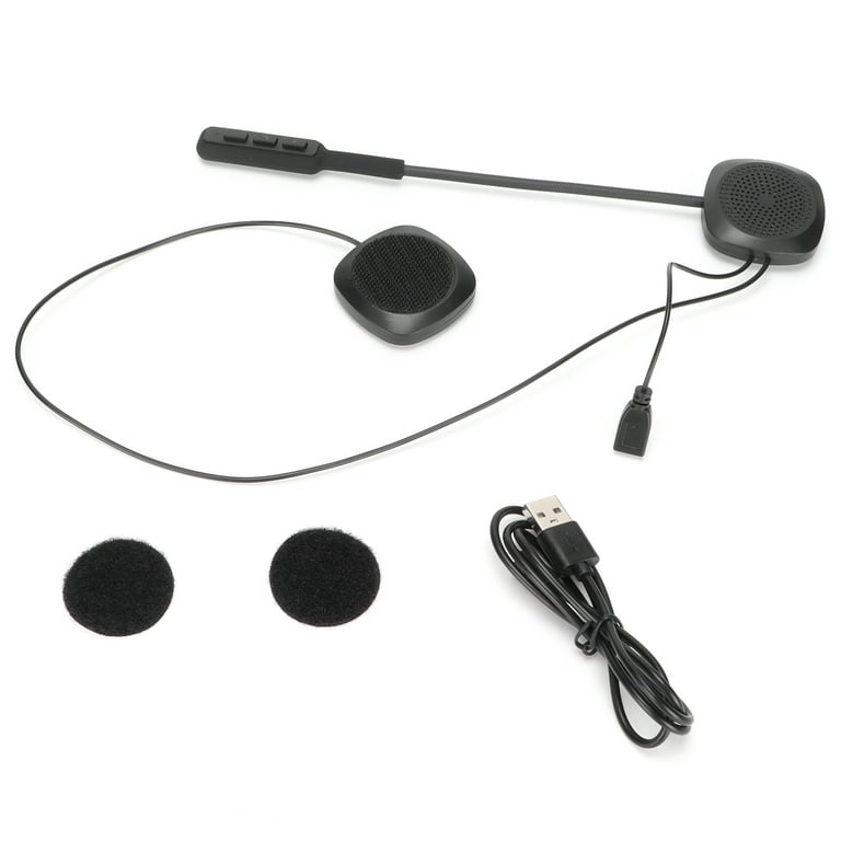 Motorcycle Bluetooth Helmet Headset with Microphone Handsfree Bluetooth 5.0 Motorcycle Earbuds for Travel Walmart