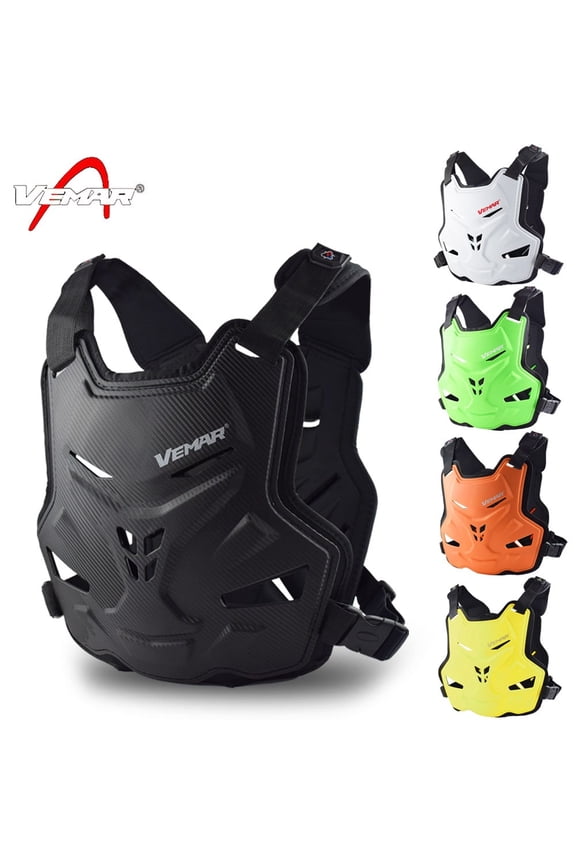 Motorcycle Body Armor Vest Motorcycle Jacket Moto Motocross Vest Off-Road Dirt Bike Protective Gear Back Chest Protector