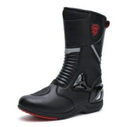 Motorcycle Boots Street Riding Shoes Anti-Slip Outdoor Trekking Hiking Work Shoes for Men