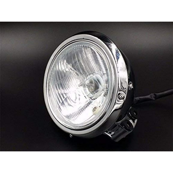 Motorcycle Bottom Mount Headlight Lamp for Harley Yamaha Kawasaki Suzuki Honda Cruiser CB Custom XL