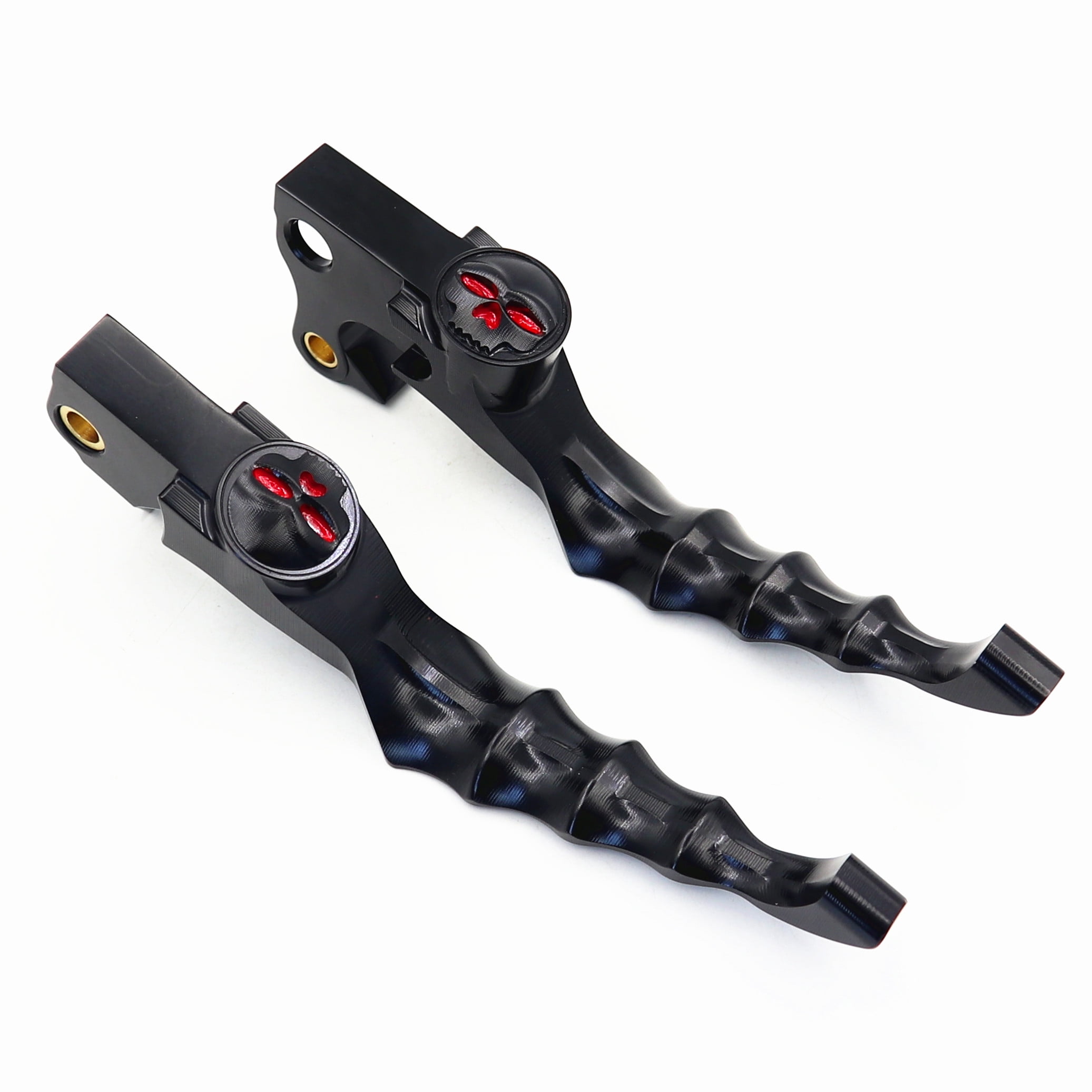 Black Brake & Clutch Levers For Harley Sportster 883 1200 (2004-2013) - CNC Aluminum, Black Plated