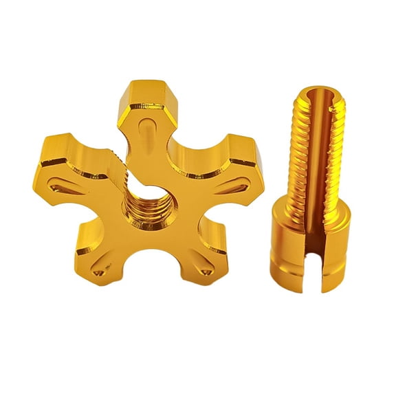 Motorcycle Brake Clutch Levers Cable Wire Adjuster Screw Aluminum Machine Fit