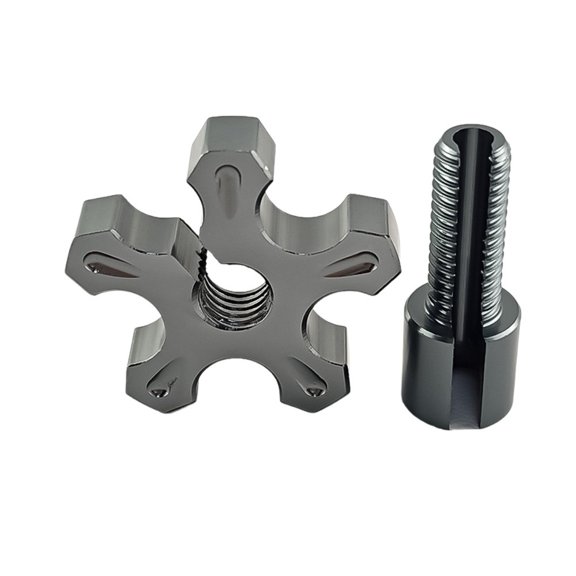 Motorcycle Brake Clutch Levers Cable Wire Adjuster Screw Aluminum Machine Fit