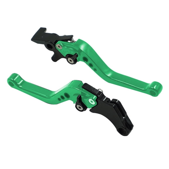 Motorcycle Brake Handle Brake Clutch Lever Motorcycle Alloy 10mm Brake Levers Motorcycle Accessories Compatible for Honda Shadow CB400 CBR250 RABS 300R and CB300F Green