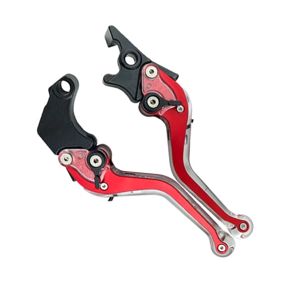 Motorcycle Brake Lever LED Signals Light Hydraulic Clutches Adjustable Aluminum for Most Scooter Moped