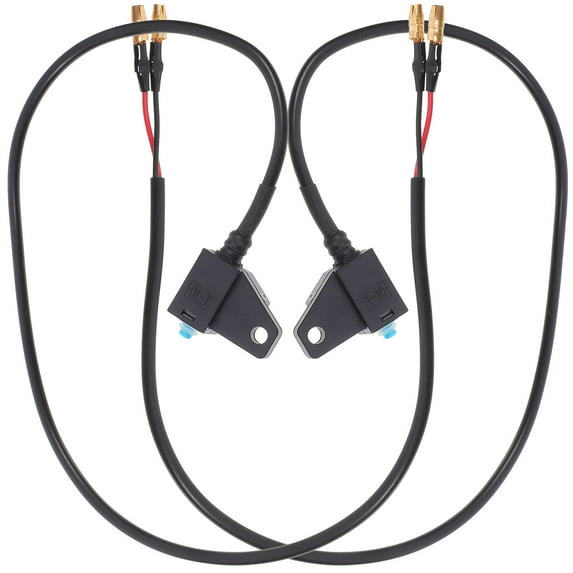 Amosfun Motorcycle Brake Light Switch Black Designed for Safety and Easy Installation