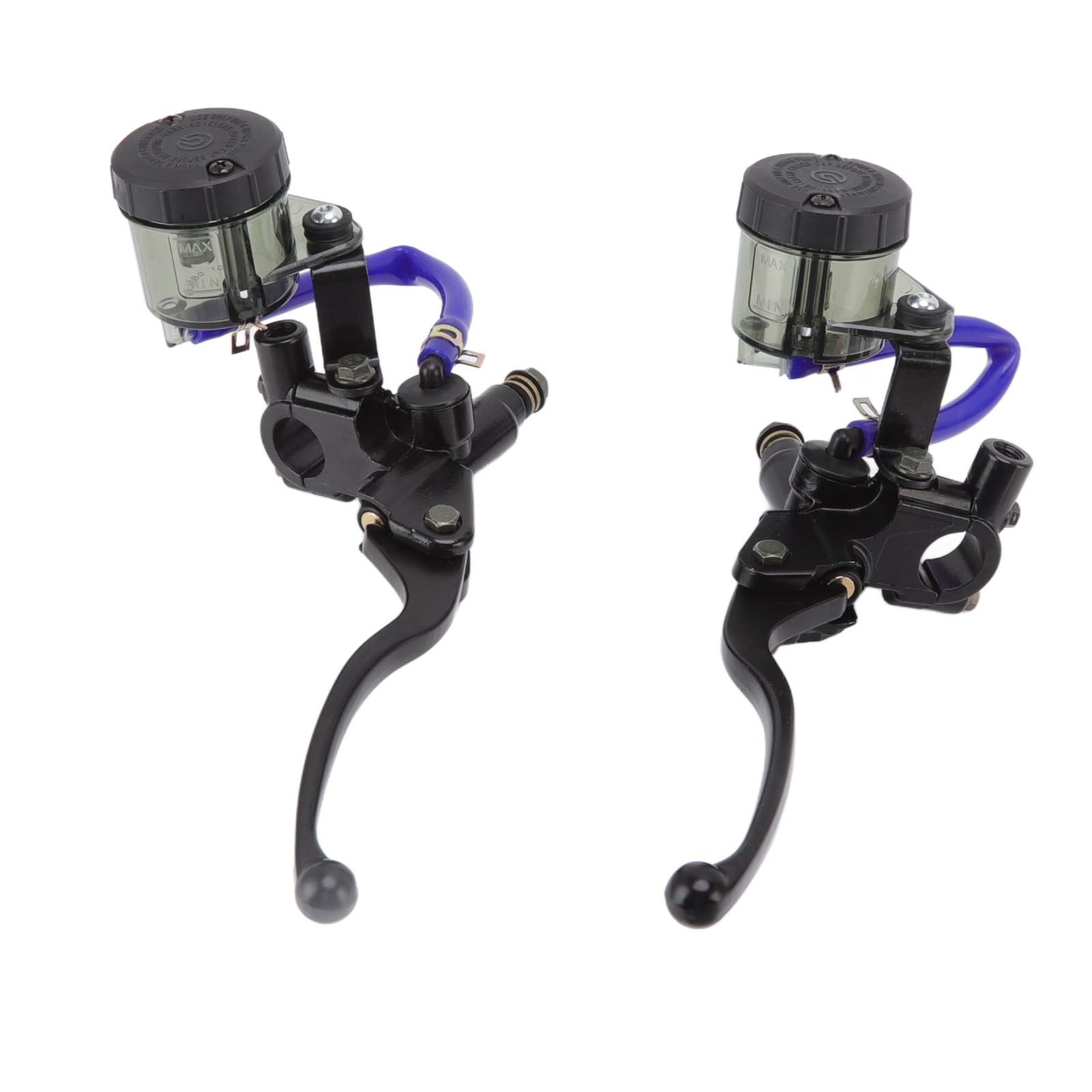 Motorcycle Brake Master Cylinder and Clutch Lever Set with Reservoir - Replacement for Suzuki Models