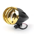 thumbnail image 1 of Motorcycle Bullet Headlight Lamp Black For Cafe Racer Bobber Chopper Custom, 1 of 6
