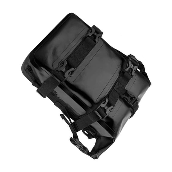 Motorcycle Bumper Frame Bag, Full  8L Motorbike Side Bag With Capacity Adjustment, IPX 7  Adjustable Shoulder Strap For Motorcycle Bikes