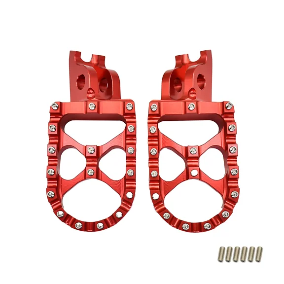 Motorcycle CNC FootRest Footpegs Foot Pegs Pedals For HONDA CR 125 250 150R CR250R CRF 150R 250R 450R 250 450 X RX L M 2002-2023