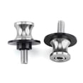 thumbnail image 1 of Motorcycle CNC Rear Stand Swing Arm Spool Sliders Stand Swingarm Bobbins(8mm, Silver), 1 of 1