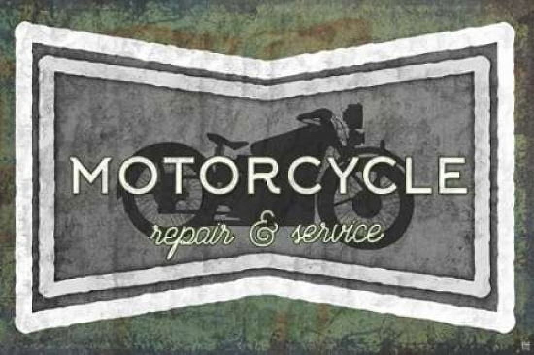 Motorcycle Canvas Art - Aubree Perrenoud (12 x 18)