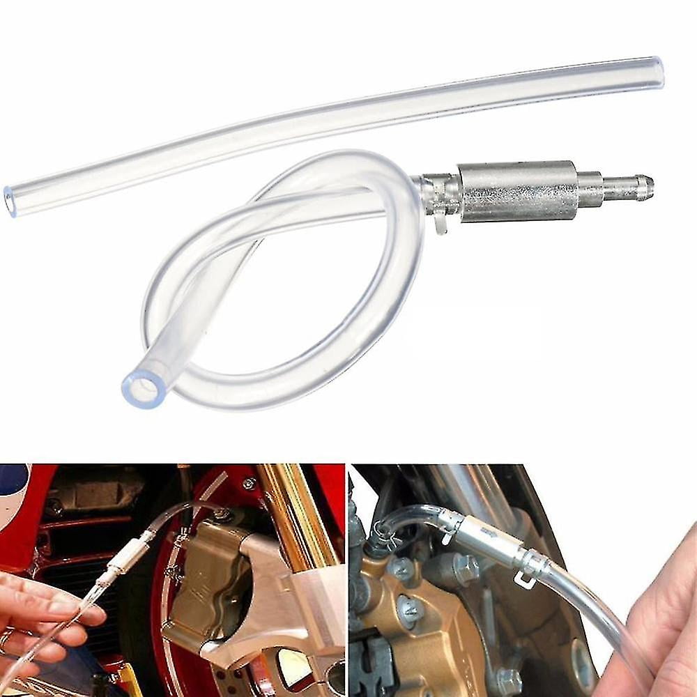 Motorcycle Car Brake Bleeder Clutch One Way Valve Tube Bleeding Tool