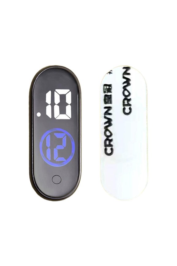 Motorcycle Car Clock Auto Internal Stick On Mini Waterproof Watch For Convenient Time Checking Inside Vehicles